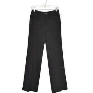 Sandra Angelozzi  Couture Wide Leg Black Pants Lined Size 6